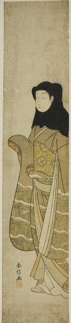 Woman Wearing Black Hood, c. 1766/67. Creator: Suzuki Harunobu.