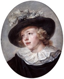 'Portrait of a Young Man', 18th/early 19th century. Artist: Jean-Honore Fragonard
