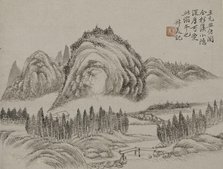 Landscape in the style of the ancients. Creator: Qian Du.