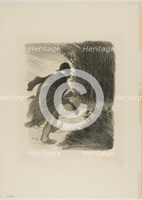 The Forest Singer, 1897. Creator: Theophile Alexandre Steinlen.