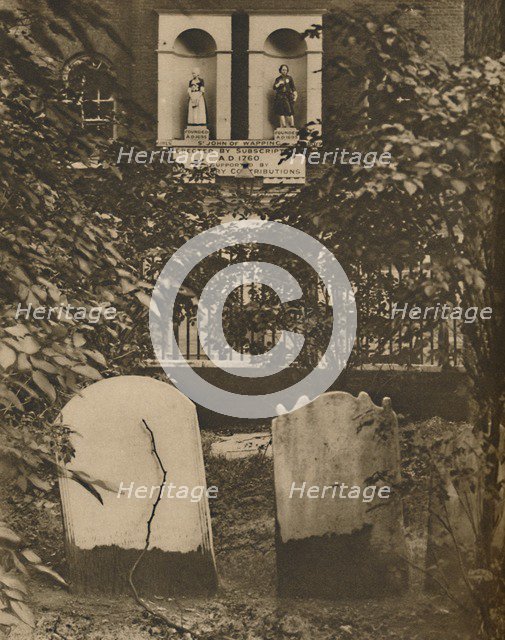 'An Old Charity School for Boy and Girl Down at Wapping', c1935. Creator: Charles.