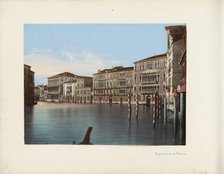 Bend in the Canal Grande in Venice, 1850-1876. Creator: Anon.