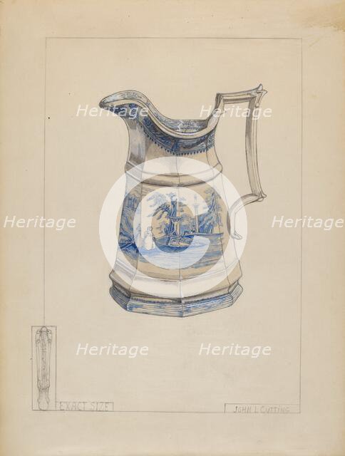 Syrup Pitcher, c. 1936. Creator: John Cutting.
