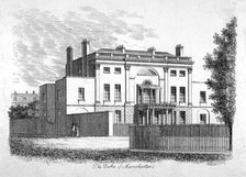 Manchester House, on the north side of Manchester Square, Marylebone, London, 1807. Artist: James Peller Malcolm