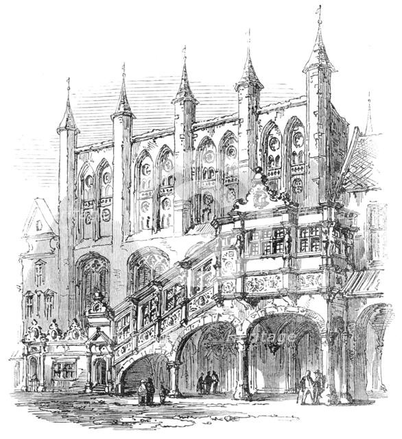 Lübeck: the Rath-Haus, 1864. Creator: Unknown.