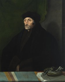 Portrait of Erasmus of Rotterdam (1467-1536), 16th century. Creator: Anonymous.