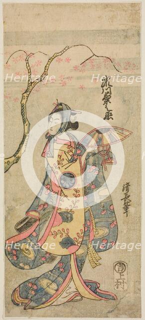 The Actor Segawa Kikunojo II as Shizuka Gozen (?), c. 1767. Creator: Torii Kiyonaga.