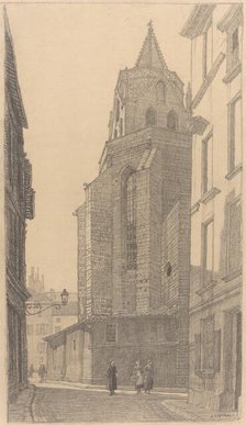 Apse of St.-Didier, Avignon, 1922. Creator: Frederick Landseer Maur Griggs.
