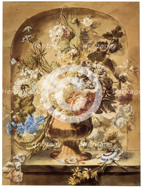 'Flowers', 18th or early 19th century. Artist: Jan van Os