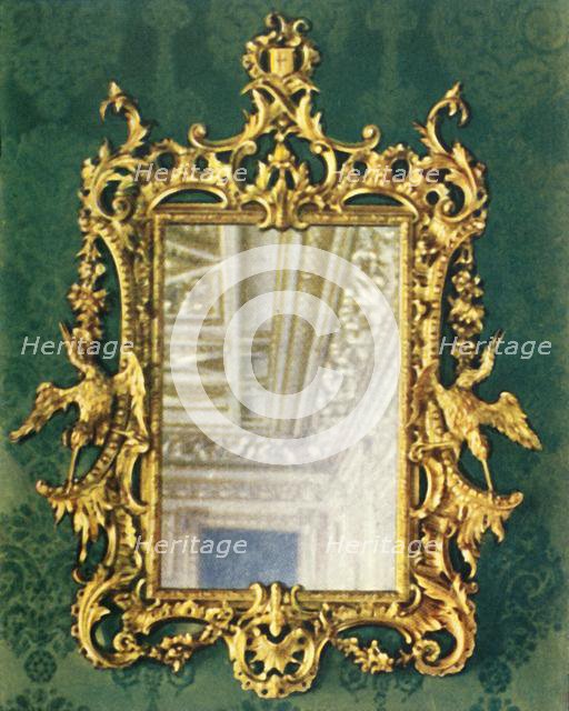 'One of Four Gilt Mirror Frames', 1938. Creator: Unknown.
