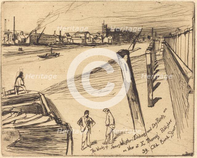 Millbank, 1861. Creator: James Abbott McNeill Whistler.