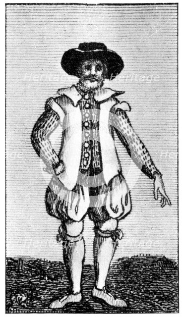Male costume, 16th century, (1910). Artist: Unknown