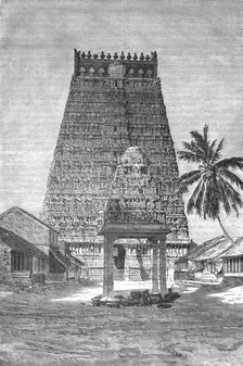 'The Chief Gopuram of Combaconum; Notes on the Ancient Temples of India', 1875. Creator: Unknown.