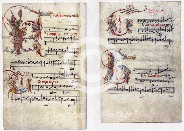 Missa Pange lingua. Artist: Desprez (Des Prez), Josquin (1450/55-1521)