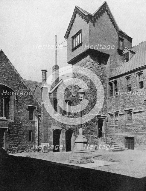 Merton College, Oxford, Oxfordshire, 1924-1926. Artist: HN King