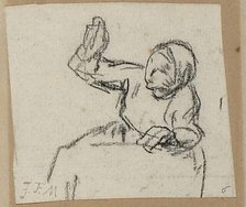 Peasant Woman, n.d. Creator: Jean Francois Millet.
