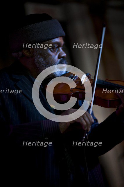 Henry Grimes, 2009. Artist: Alan John Ainsworth.