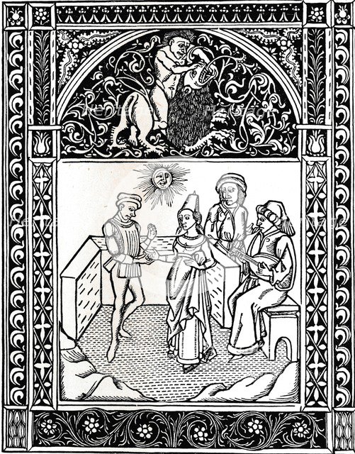 Fable VIII: The Woman Married To A Robber. Aesops Fables, 1485, (1917). Artist: Unknown