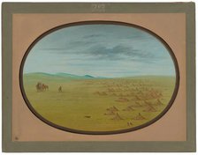 Prairie Dog Village, 1861/1869. Creator: George Catlin.