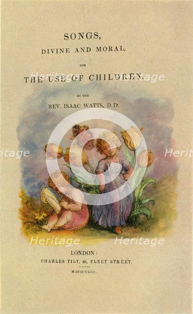 'The Tulip and the Butterfly Appear in gayer Coats than I', 1832, (1947). Creator: Unknown.