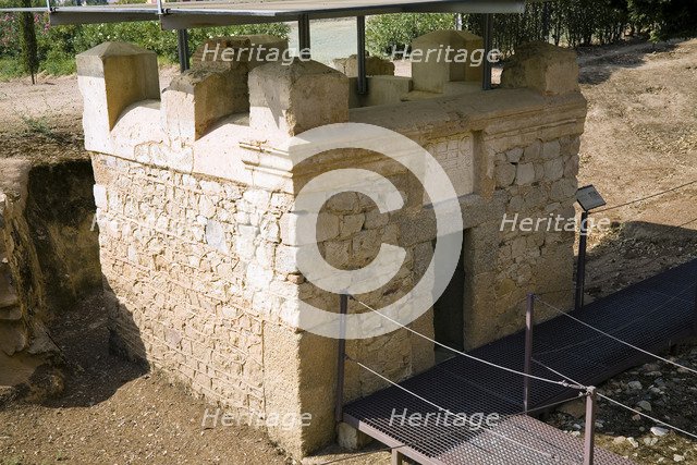 A columbarium in Merida, Spain, 2007. Artist: Samuel Magal