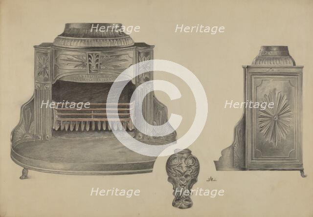Toy Stove, c. 1938. Creator: Ralph Atkinson.