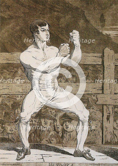 Daniel Mendoza. Artist: Gillray, James (1757-1815)