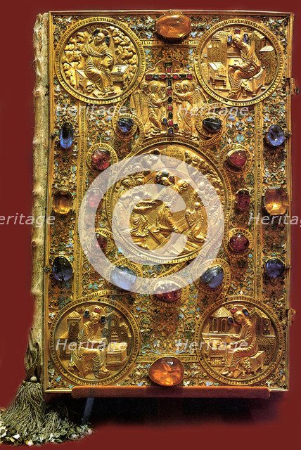 The Gospel Book of the Tsar Ivan IV the Terrible, 1571. Artist: Ancient Russian Art  