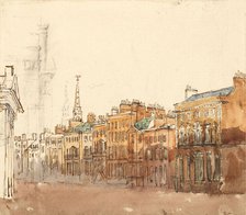 Study of a Street, c1840s. Creator: David Cox the Elder.