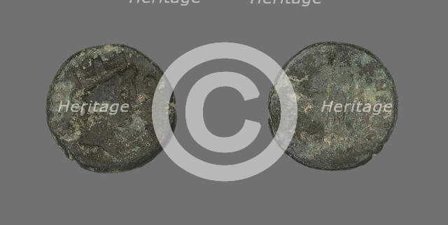 Coin Depicting the Goddess Tyche, 98-117. Creator: Unknown.