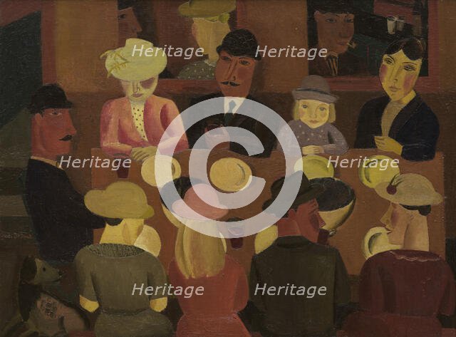 The Mussel Eaters, 1923. Creator: De Smet, Gustave (1877-1943).