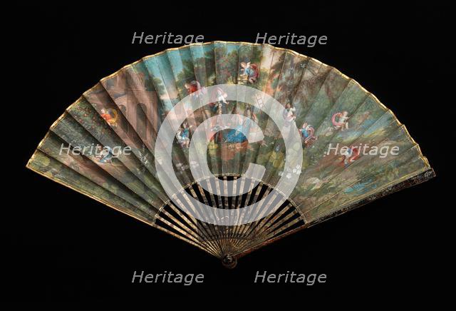 Fan, first quarter 18th century. Creator: Unknown.