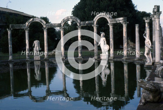 Canopus, Hadrian's Villa (built 125-135), Tivoli, Italy, c20th century.  Artist: CM Dixon.
