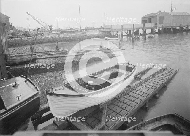 Mitcham launch, 1913. Creator: Kirk & Sons of Cowes.