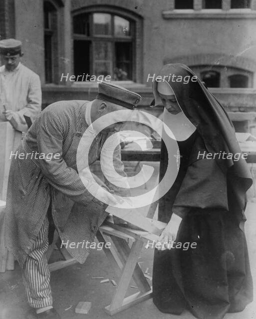 Convalescent German soldier, between c1915 and 1918. Creator: Bain News Service.