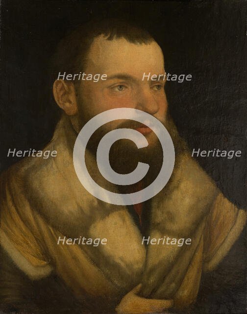 Portrait of a Man, 1520/30. Creator: Martin Schaffner.
