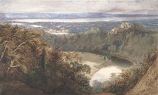 View of Chepstow, Wales, 1834. Creator: John Scarlett Davis.