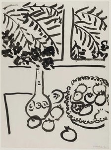 Still Life with Fruit and Flowers, 1947. Creator: Henri Matisse.