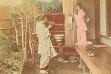 An Informal Visit, 1897. Creator: Ogawa Kazumasa.