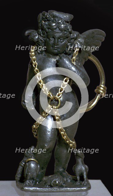 Bronze statuette of the infant Horus. Artist: Unknown