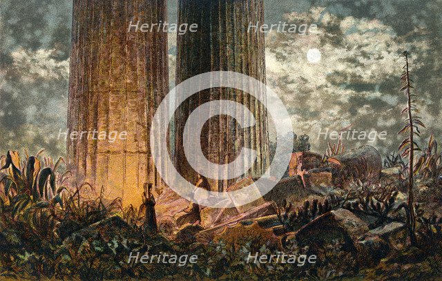 'Temple of the Giants, Sicily', 19th century. Artist: Unknown