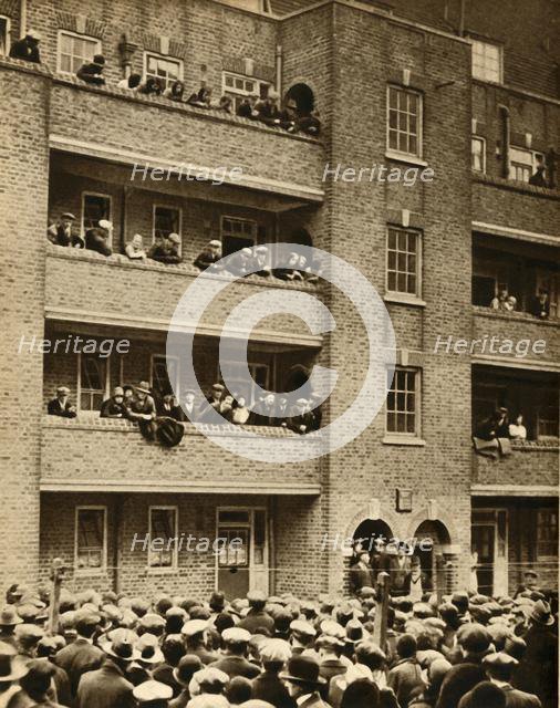 Tenants' rent strike, Peckham, south east London, 1931, (1933).  Creator: Unknown.