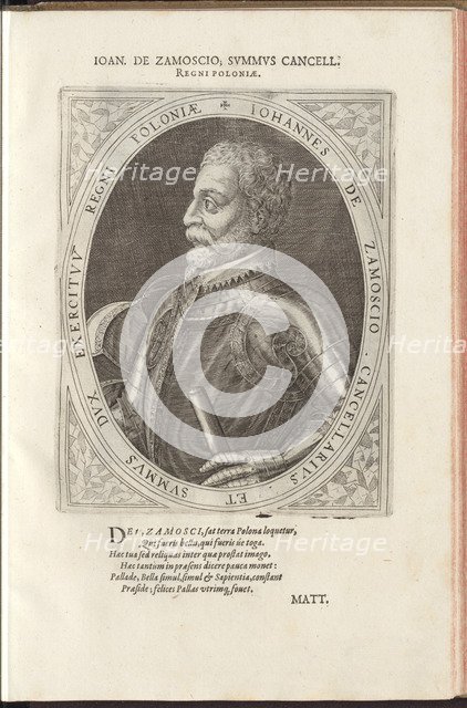 Hetman Jan Zamoyski (1542-1605). Artist: Custos, Dominicus (1560-1612)