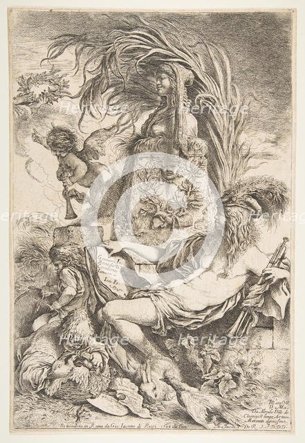 The Genius of Castiglione, ca. 1645-47 (published 1648). Creator: Giovanni Benedetto Castiglione.