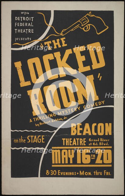 The Locked Room, Detroit, 1938. Creator: Unknown.