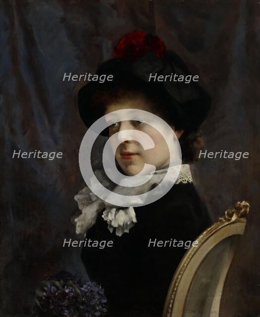 Portrait of a Lady, 1880-1889. Creator: Gunnar Berndtson.