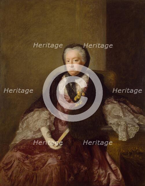 Portrait of Mrs Mary Martin, 1761. Creator: Allan Ramsay.