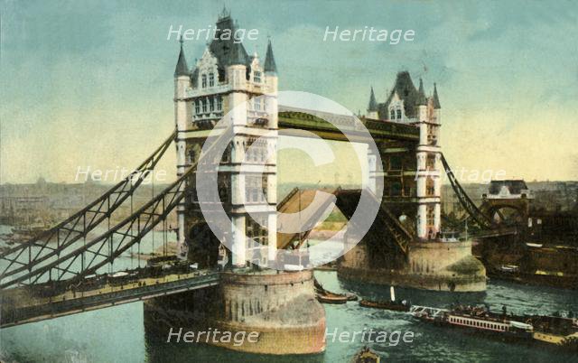 'Tower Bridge, London', . Creator: Unknown.