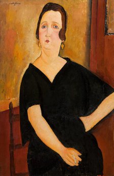Madame Amédée (Woman with Cigarette), 1918. Creator: Amadeo Modigliani.