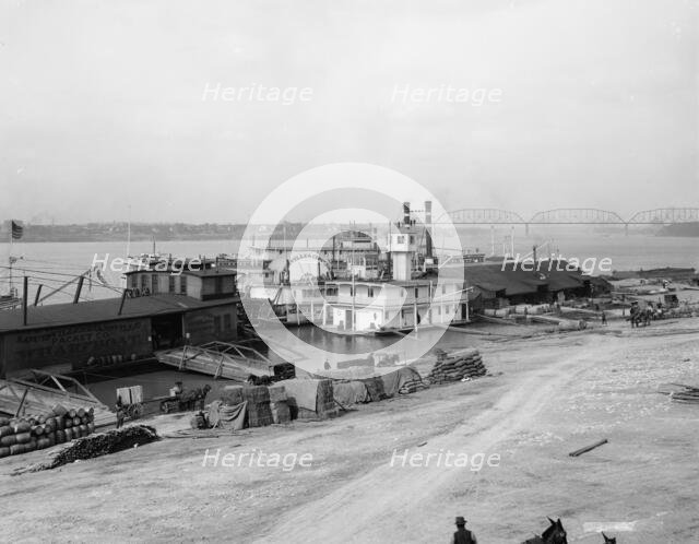 The Levee, Louisville, Ky., c.between 1900 and 1910. Creator: Unknown.